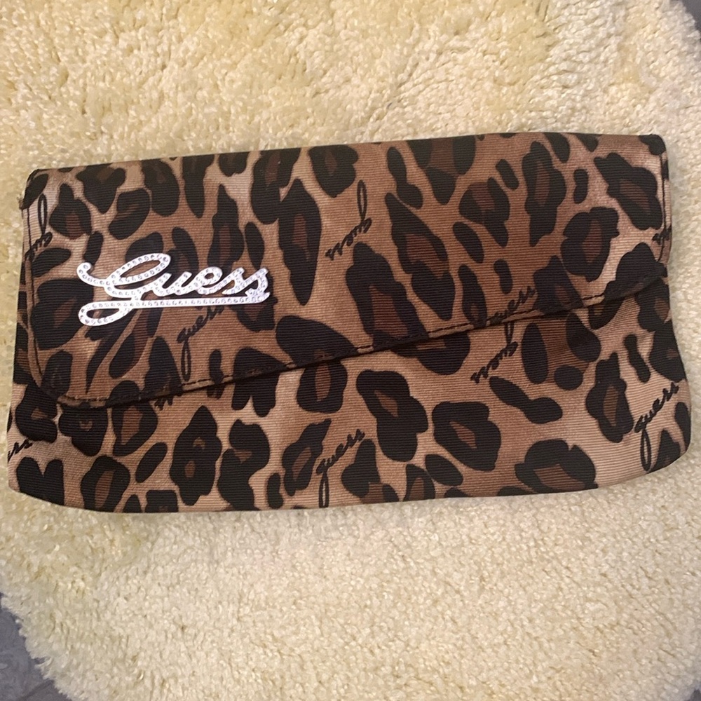 Guess Leopard Clutch